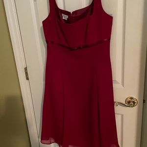 Fancy red cocktail dress London times size 10